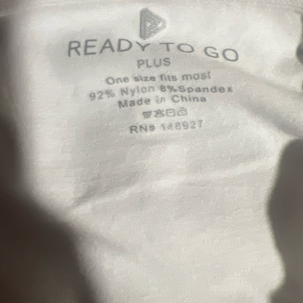 Women undershirt new one size fits most Ready To Go women's nylon